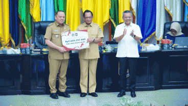 Mampu Kendalikan Inflasi, Pemkab Muba Terima Insentif Fiskal Rp5,6 Miliar