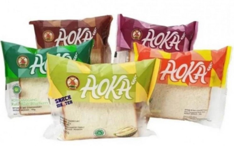 Roti "Aoka" yang diproduksi PT Indonesia Bakery Family (PT IBF). ANTARA - Dokumentasi pribadi