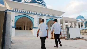 Revitalisasi Masjid Terbesar di Batam Hampir Selesai, Habiskan Anggaran Rp170 Miliar