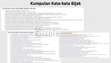 50 Kata-Kata Bijak Kehidupan Berkelas dan Simpel