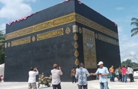 Masjid Unik Berbentuk Ka'bah di Agam Diresmikan