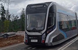 Viral Kereta Otonom IKN Disebut Mirip Bus Gandeng TransJakarta, Ini Bedanya