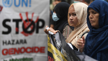 Aksi Unjuk Rasa Pencari Suaka Dan Pengungsi Di UNHCR