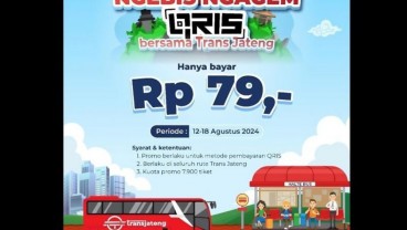 Promo QRIS Trans Jateng, Bayar Rp79 Bila Gunakan QRIS