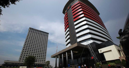 Gedung Komisi Pemberantasan Korupsi (KPK) di Jakarta. Bisnis/Abdullah Azzam