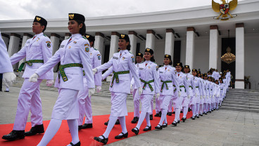 Pengukuhan 76 Anggota Paskibraka 2024
