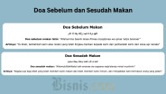 Doa Sebelum Makan dan Sesudah Sesuai Ajaran Islam