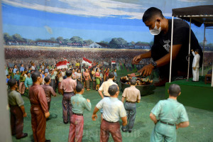 Konservasi Diorama Museum Monumen Mandala