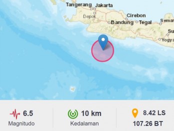 Gempa Magnitudo 5,1 Guncang Sukabumi, Banten Digoyang 3 Kali Gempa