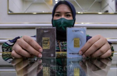 Harga Emas 24 Karat Antam Hari Ini Rp1,41 Juta per Gram