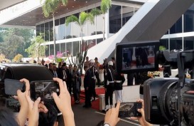 Wapres Ma'ruf Amin dan Sejumlah Pejabat Mulai Tiba di Gedung DPR