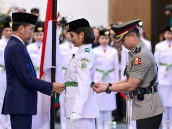 Usai Tuai Polemik, Paskibraka Putri Kembali Pakai Jilbab Saat Pengibaran Bendara di IKN