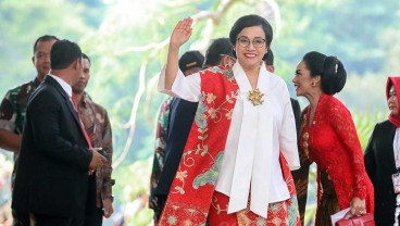 Sri Mulyani Hadir di Sidang Tahunan MPR 2024 Pakai Kebaya Merah Putih