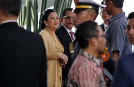 Tampil Anggun, Kebaya Emas Puan Maharani Buatan Desainer Didiet Maulana