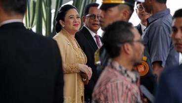 Tampil Anggun, Kebaya Emas Puan Maharani Buatan Desainer Didiet Maulana