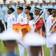 Maruf Amin dan Gibran Saksikan Upacara Penurunan Bendera Merah Putih dari Istana Merdeka