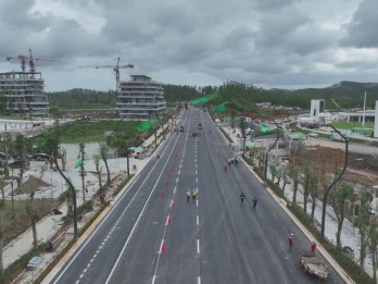 Waskita (WSKT) Rampungkan Akses Jalan Lingkar Sepaku Segmen 4 Menuju KIPP di IKN