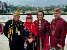 Sri Mulyani Sebut Pak Bas 'Mbrebes Mili' selama Upacara Kemerdekaan RI di IKN