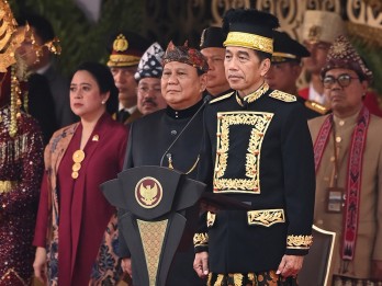 Senja dan Purnama menutup HUT Ke-79 di Nusantara, Jokowi: Saya Bersyukur