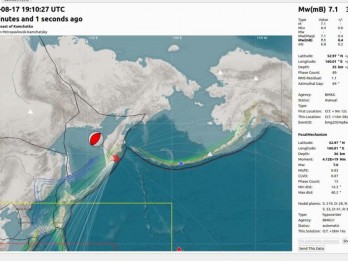 Gempa Magnitudo 7,0 Guncang Rusia, Berpotensi Tsunami