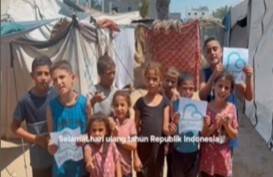 Bikin Haru, Anak-anak Palestina Bikin Video Spesial Ucapan Selamat HUT RI