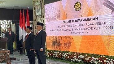 Arifin Tasrif Resmi Serahkan Jabatan Menteri ESDM ke Bahlil Lahadalia