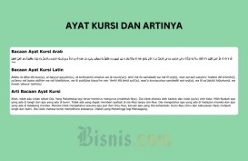 Ayat Kursi: Arab, Latin, dan Arti Lengkap dengan Keutamaannya