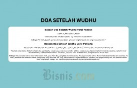 Doa Setelah Wudhu Latin dan Artinya Lengkap