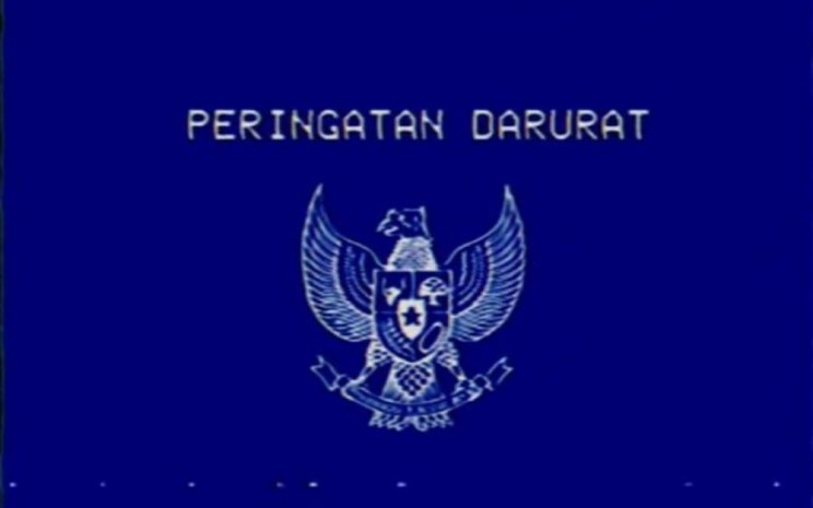 Unggahan "Peringatan Darurat" tengah berkumandang di media sosial usai RUU Pilkada di DPR, Rabu (21/8/2024) - x