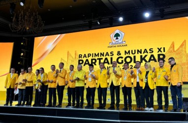 Jokowi, Prabowo dan Petinggi Parpol Hadir di Penutupan Munas Golkar