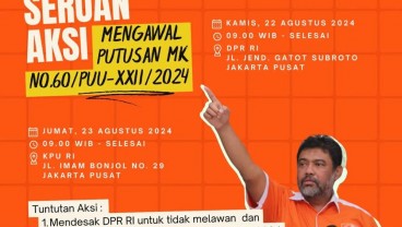 Jadwal Aksi Partai Buruh pada 22-23 Agustus di DPR dan KPU RI
