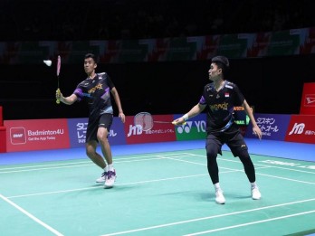 Hasil Japan Open 2024: Leo/Bagas Menangi Perang Saudara vs Sabar/Reza