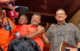 Momen Anies dan Said Iqbal Salam Komando di Markas Partai Buruh