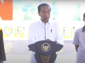 Jokowi Resmikan Bendungan Margatiga Senilai Rp846 Miliar di Lampung