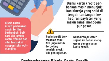 BISNIS PERBANKAN : Taji Kartu Kredit Belum Tumpul