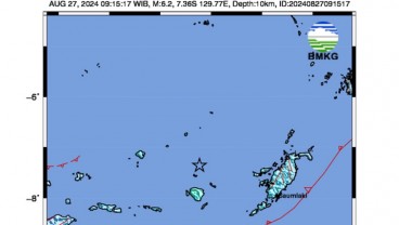 Gempa Magnitudo 6,2 Guncang Tanimbar