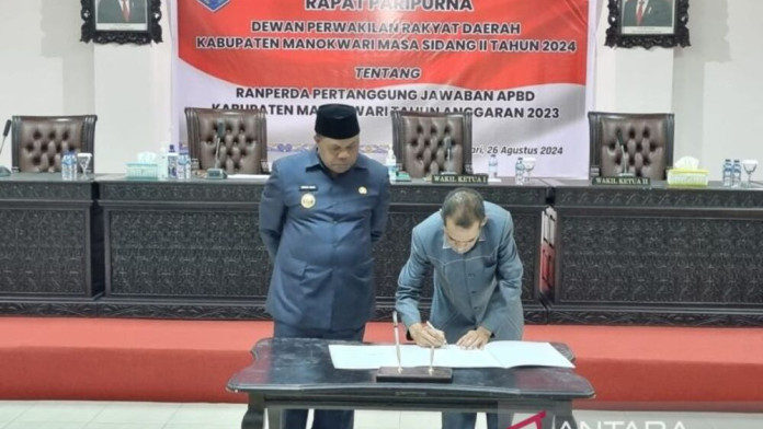 Realisasi APBD di Manokwari Rp1,5 Triliun