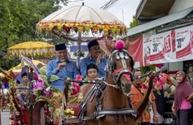 Arak-arakan Babendi Hantarkan Mahyeldi-Vasko Daftar Pilkada Serentak 2024 ke KPU Sumbar