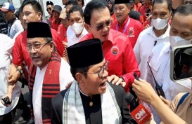 Potret Pramono-Rano Saat Tiba di Kantor KPU Jakarta