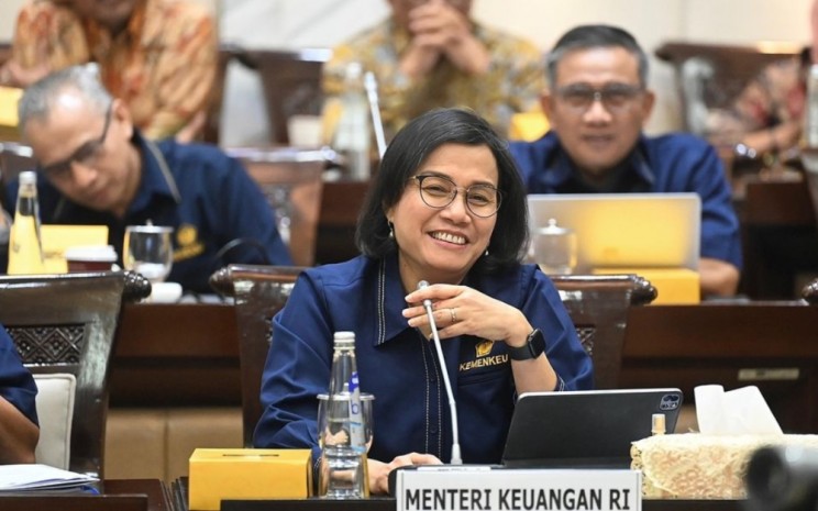 Menteri Keuangan Sri Mulyani Indrawati menghadiri Rapat Kerja Pengambilan Keputusan (PK) penambahan Penyertaan Modal Negara (PMN) APBN Tahun Anggaran 2024 bersama dengan Komisi XI.  -  dok Instagram @smindrawati