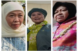 Tiga Perempuan Bertarung di Pilgub Jatim: Khofifah, Luluk, Risma!