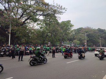 Pengemudi Ojol yang Tak Ikut Demo Mulai di-'Sweeping'