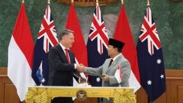 Prabowo dan Menhan Australia Teken Kerja Sama Militer DCA
