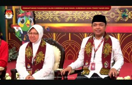 Diusung PDIP, Risma-Gus Hans Resmi Daftar Pilkada Jatim ke KPU