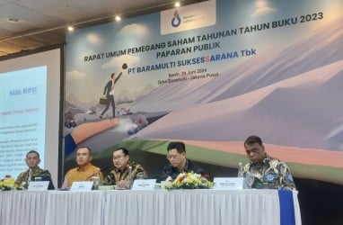 Baramulti Suksessarana (BSSR) Cetak Laba US$80,35 Juta Semester I/2024, Turun 24,45%