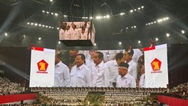 Jokowi, Ma'ruf Amin, hingga Gibran Hadiri Penutupan Rapimnas Gerindra