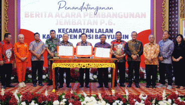 12 Kesepakatan yang Harus Dipatuhi dalam Perbaikan Robohnya Jembatan P.6 Lalan Muba