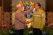 Momen PM Timor Leste Xanana Gusmao Sentuh Kepala Jokowi saat Welcoming Dinner IAF 2024