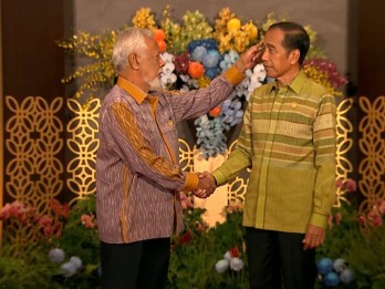 Momen PM Timor Leste Xanana Gusmao Sentuh Kepala Jokowi saat Welcoming Dinner IAF 2024