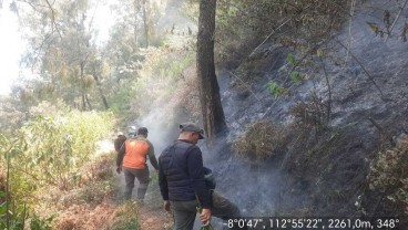 Titik Api pada Kebakaran di Bromo Semeru Mulai Padam